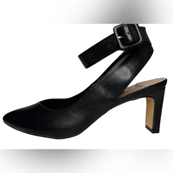 New black ankle strap heels size 7 pumps - Picture 1 of 4